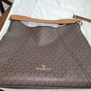 Michael kors Signature Logo Sienna Large Convertible Shoulder Bag